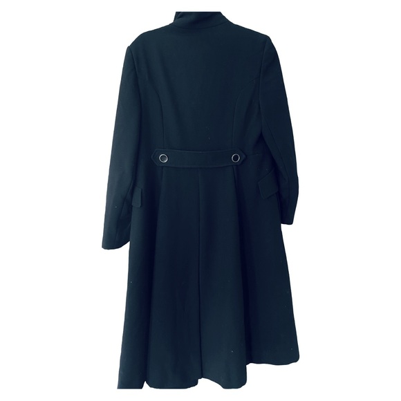 Vintage Black Military Pea Coat - Picture 2 of 7